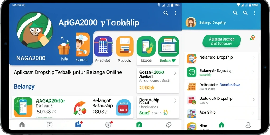 Antarmuka NAGA2000 yang intuitif untuk pengalaman dropship.