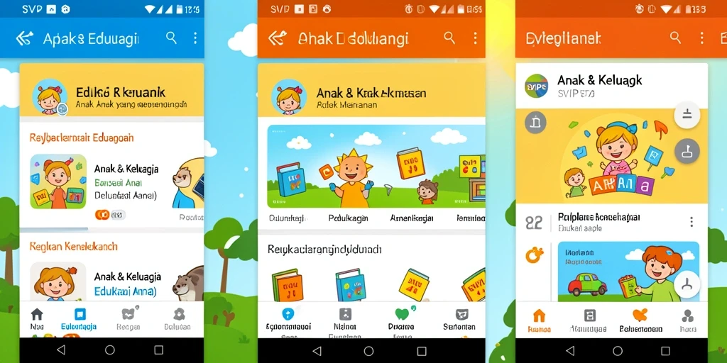 Tampilan antarmuka <strong>SVIP5</strong> yang ramah anak dan edukatif.