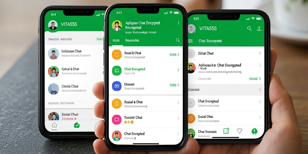 Tampilan antarmuka VITA555 yang modern dan fungsional.